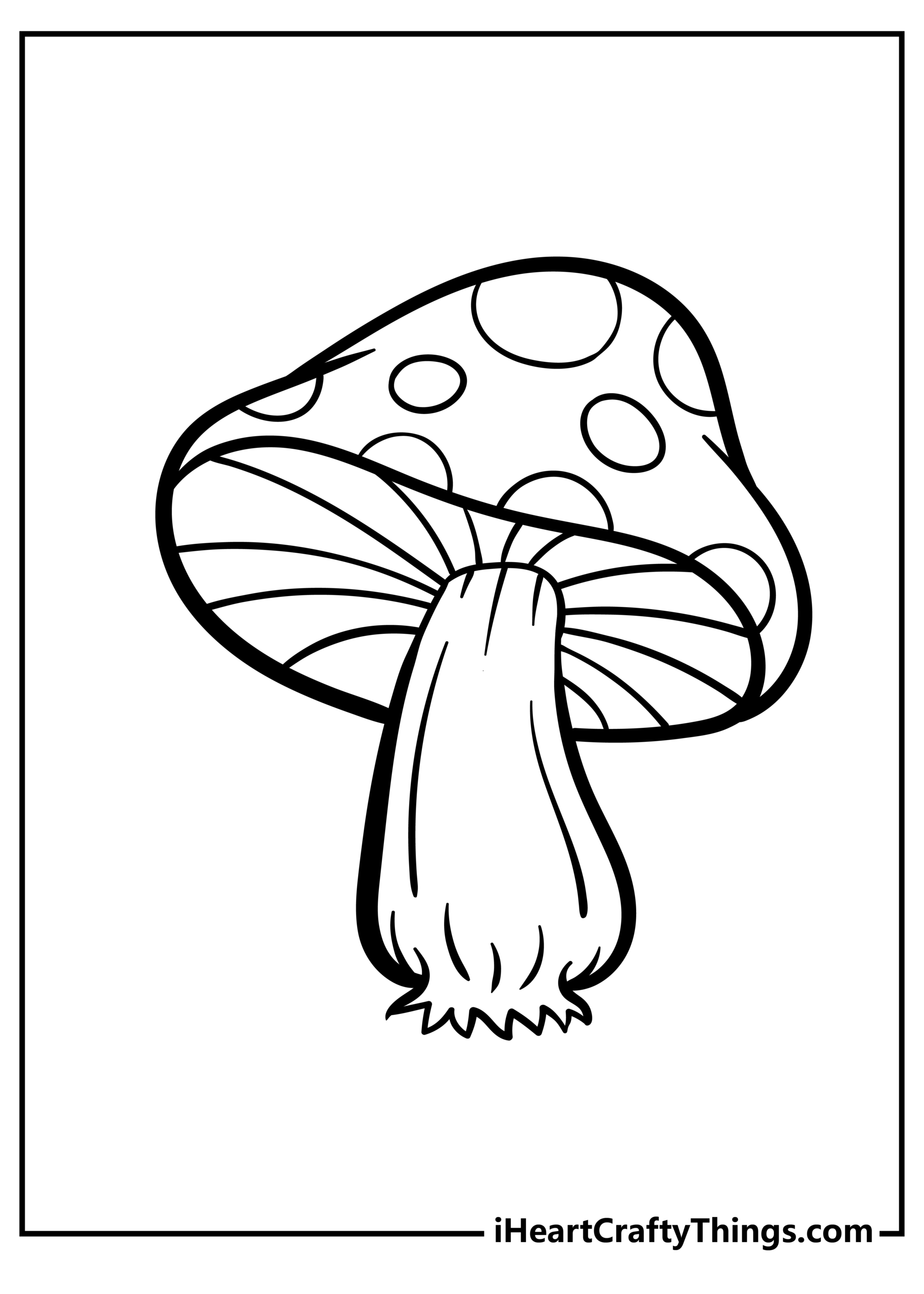Toadstool Coloring Pages Coloring Home