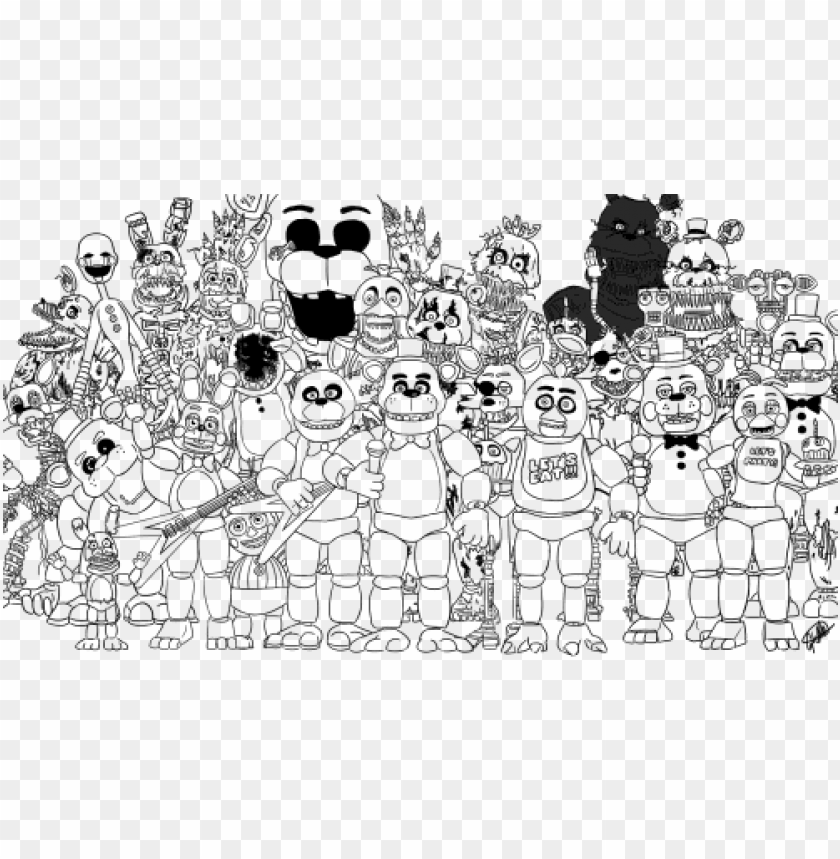 Top 5 Five Nights At Freddy 39 s Coloring Pages New Update
