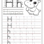 Tracing Letter H Worksheets Preschoolers Letter Tracing Worksheets