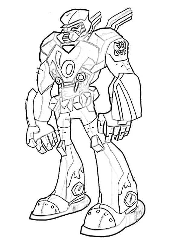 Transformers Robot Coloring Page Free Printable Coloring Pages For Kids