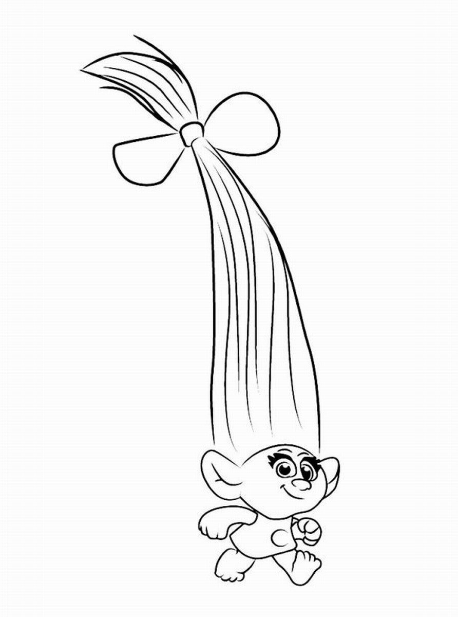 Trolls Printable Coloring Pages