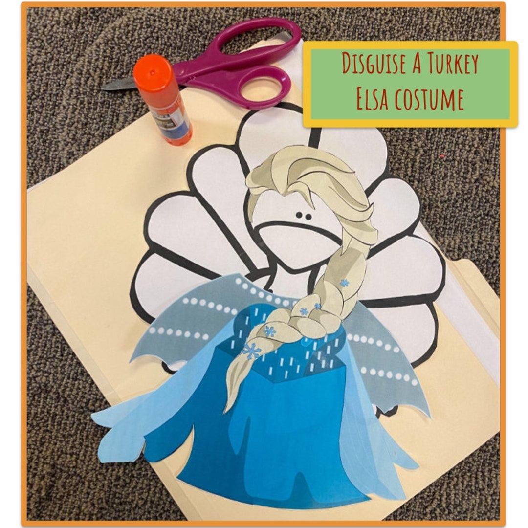Turkey In Disguise Printable Outfits Mom Wife Busy Life 