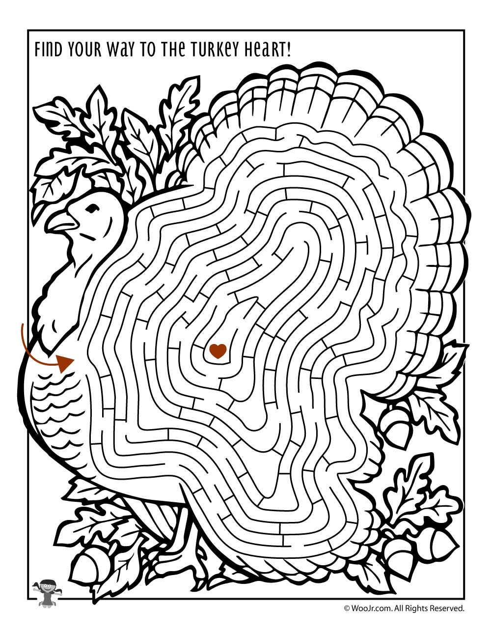 free printable turkey activities for kids