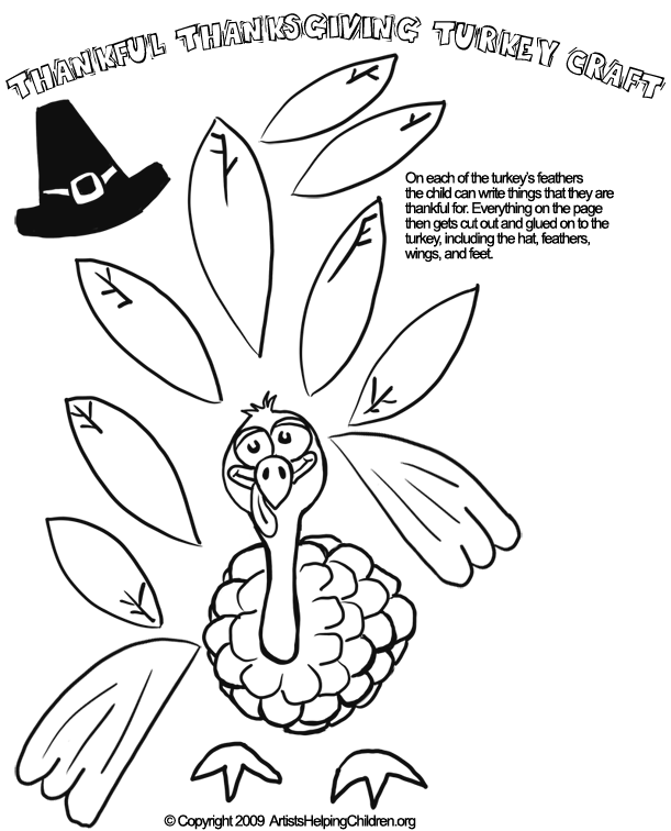 Turkey Printable Craft