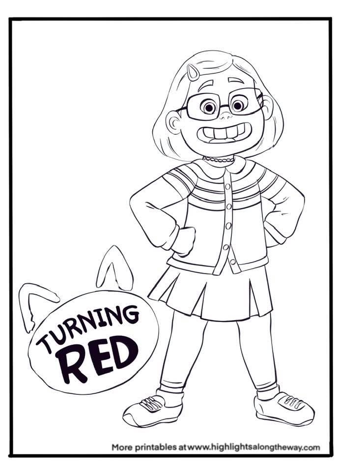 Rise Of Red Coloring Pages