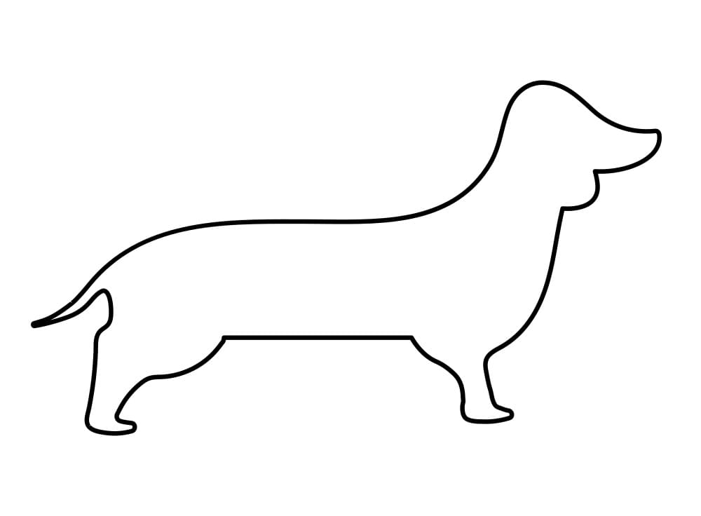 Two Dachshund Coloring Page Free Printable Coloring Pages For Kids