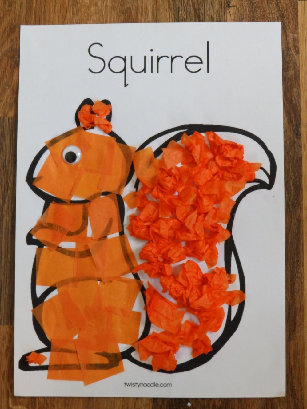 Two Squirrel Crafts Toddler Crafts Preschool Crafts November Crafts