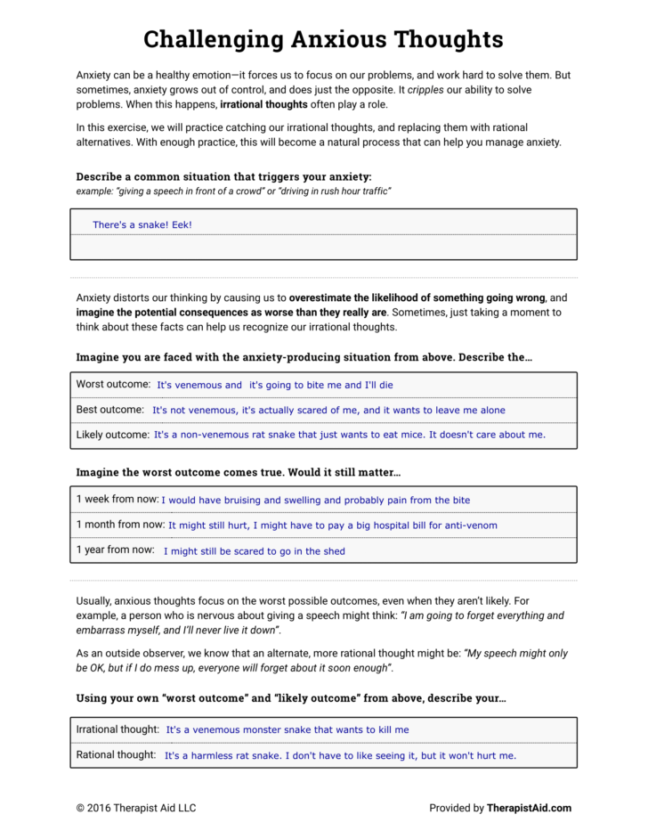 Two Worksheets To Help Adults With Disabilities Overcome Db excel