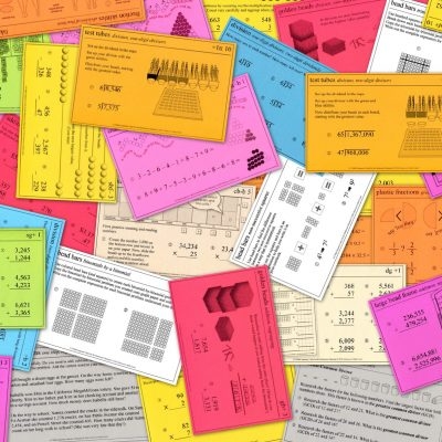UE Montessori 9 12 Math Sequence Cards Montessori Math Cards