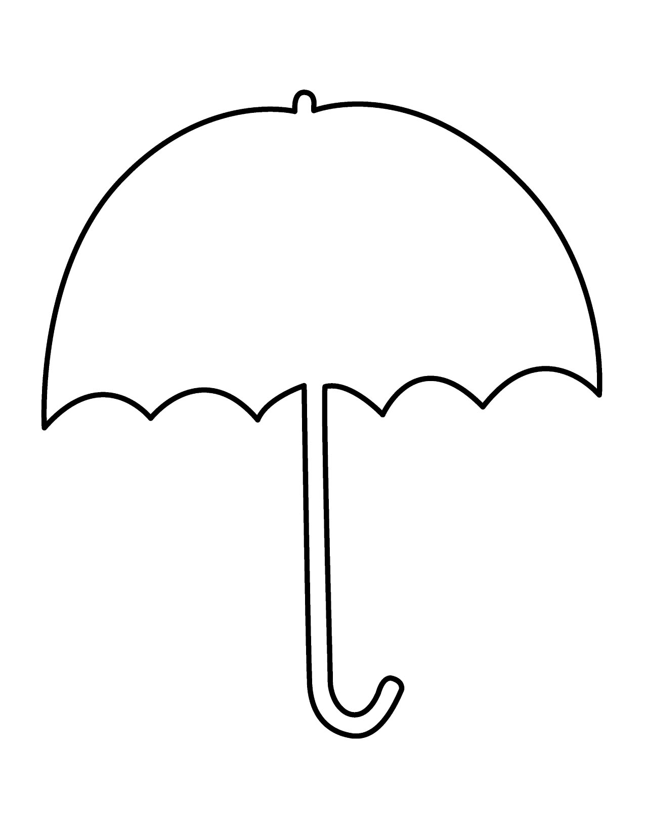 Umbrella Templates Printable ClipArt Best