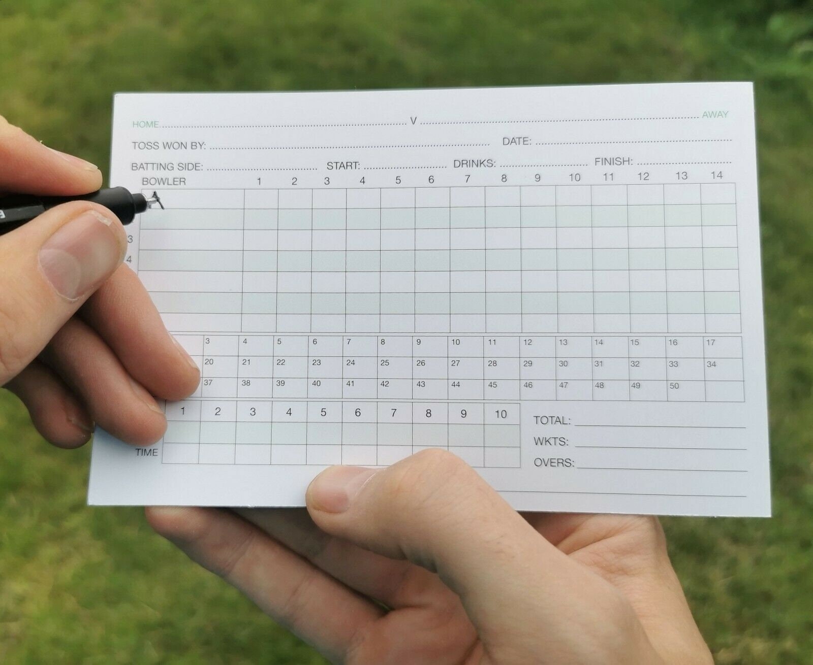 Umpire Score Cards Printable Cards