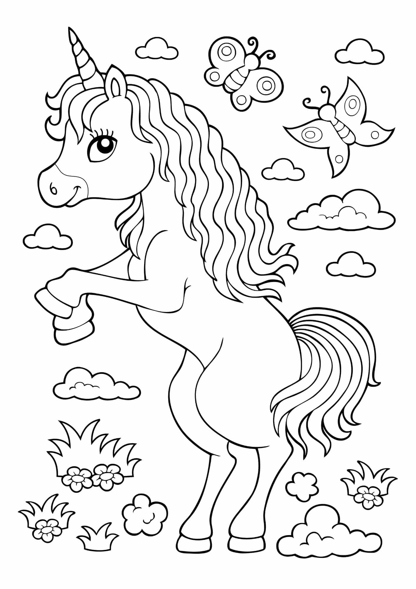 Unicorn Color Printable