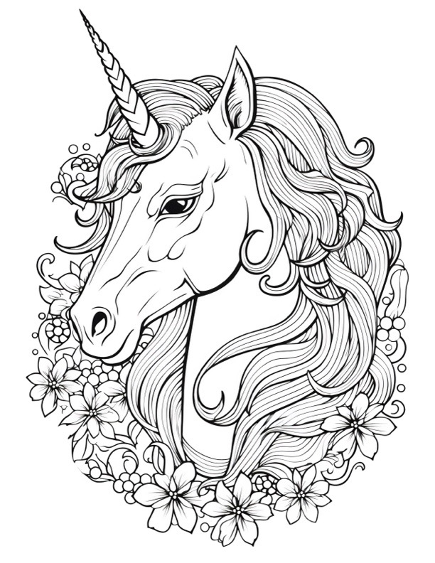 Unicorn Pictures To Color Printable Free Infoupdate