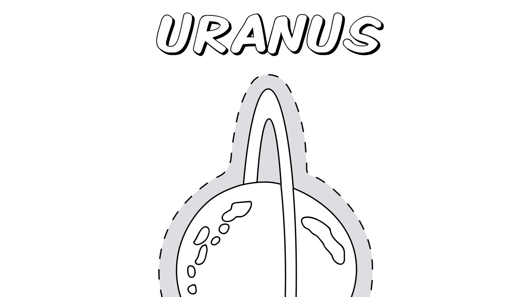 Uranus Coloring Page Easy Drawing Guides Worksheets Library