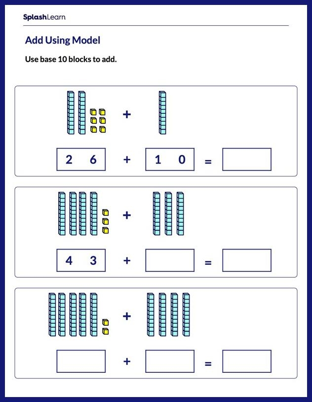 Use Model To Add Math Worksheets SplashLearn Worksheets Library