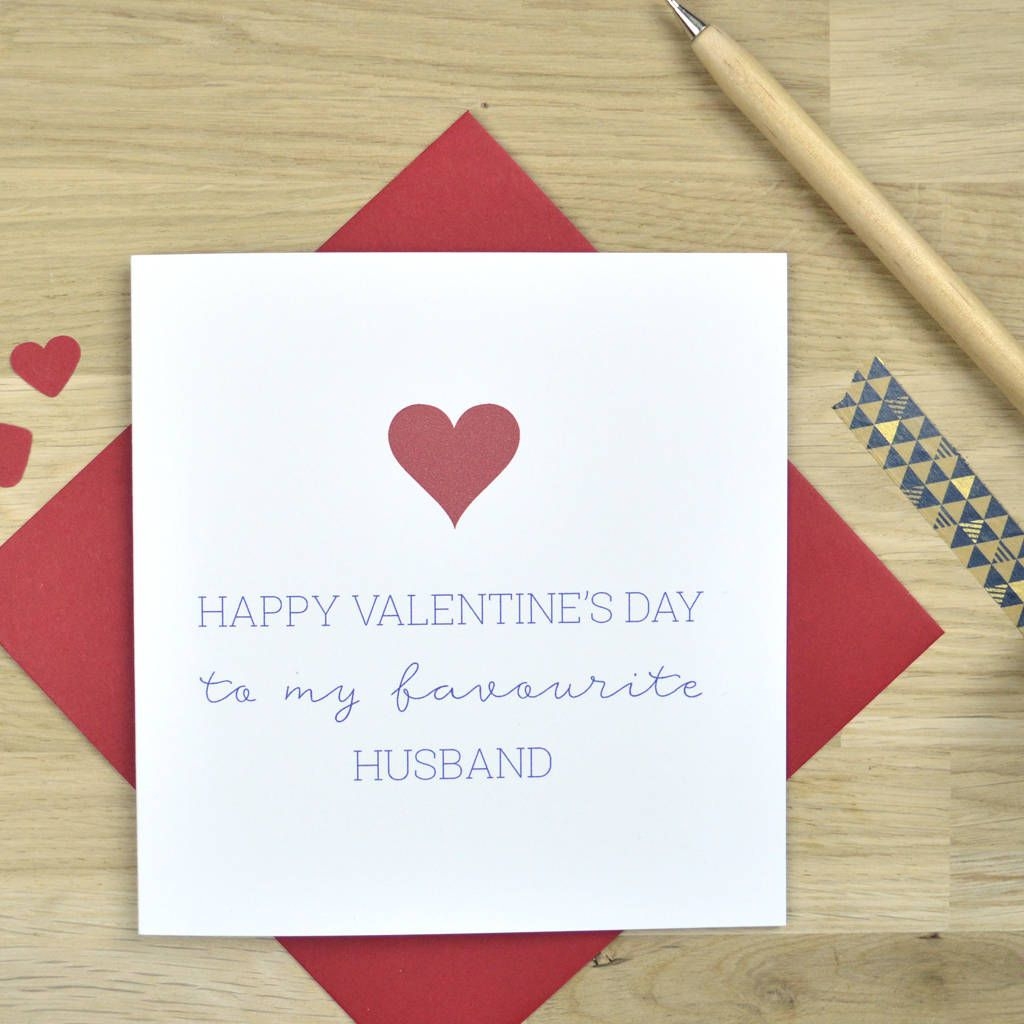Valentine 39 s Day Card Husband Printable