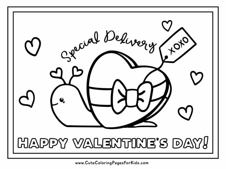 Coloring Page Valentines Day