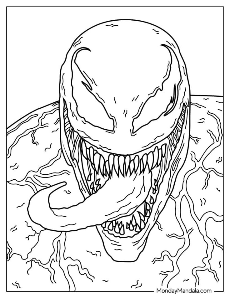 printable venom pictures