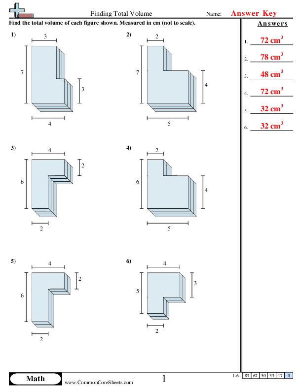 Volume Worksheets Worksheets Library