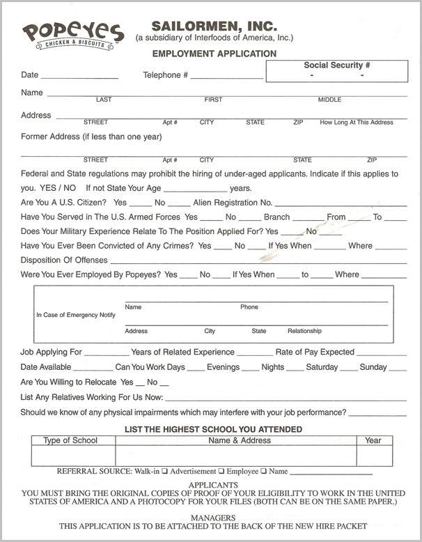 Walgreens Printable Job Application Pdf Printable Application