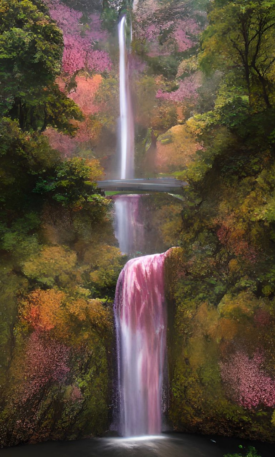 Waterfall Waterfall Printable Printable Art Instant Etsy