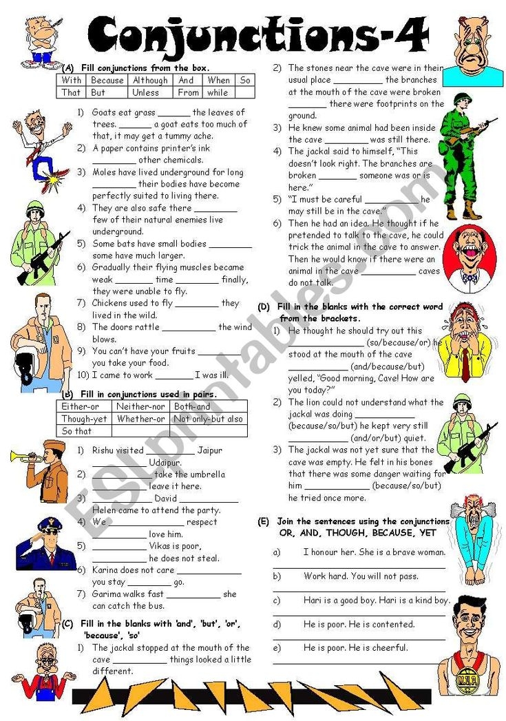 Weekly Grammar Worksheet Conjunctions Comprehensive Answer Key