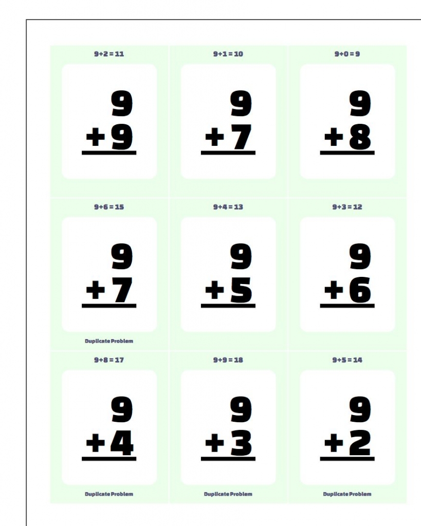 multiplication window card printable