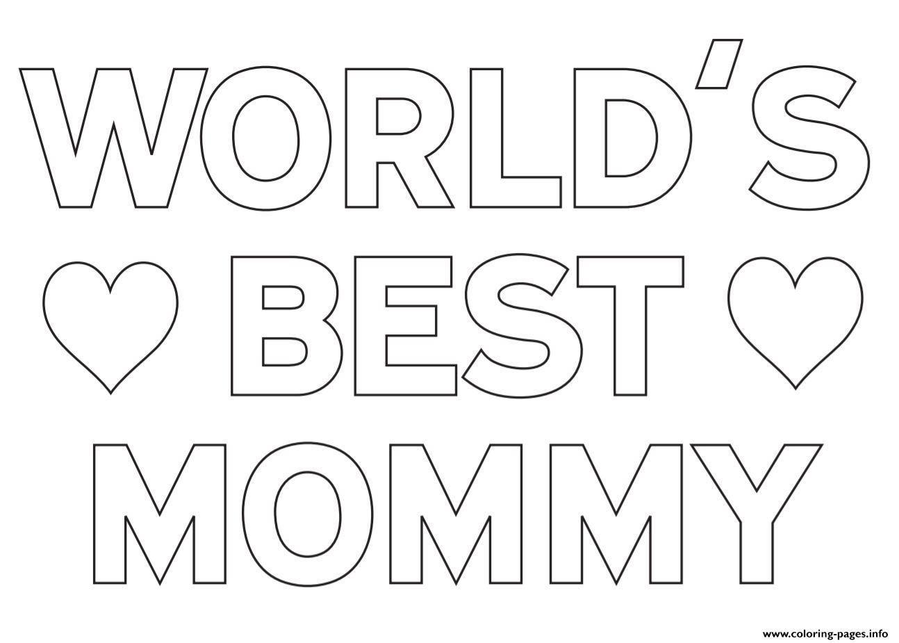 Mom Coloring Pages