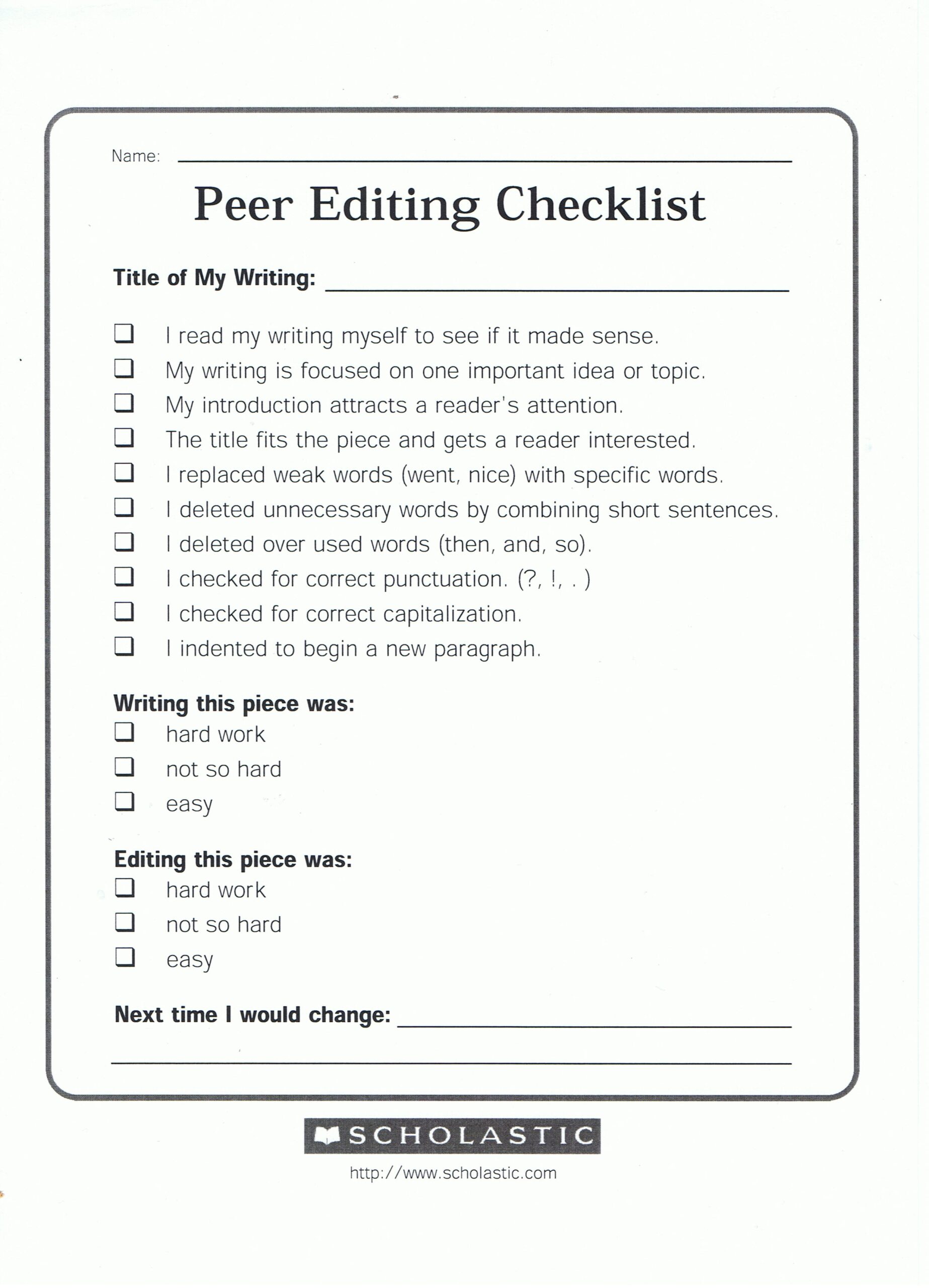 Writing Worksheets Editing Worksheets Printable Editing Worksheets