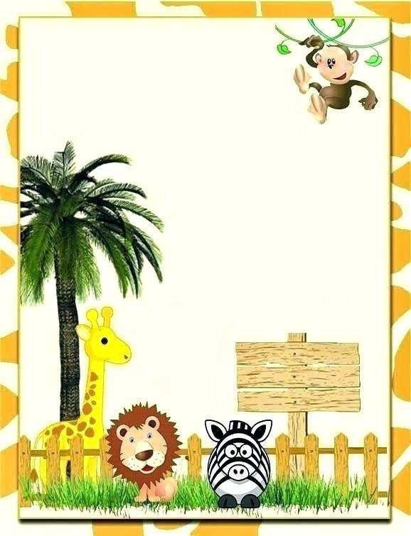 animal party invitation template