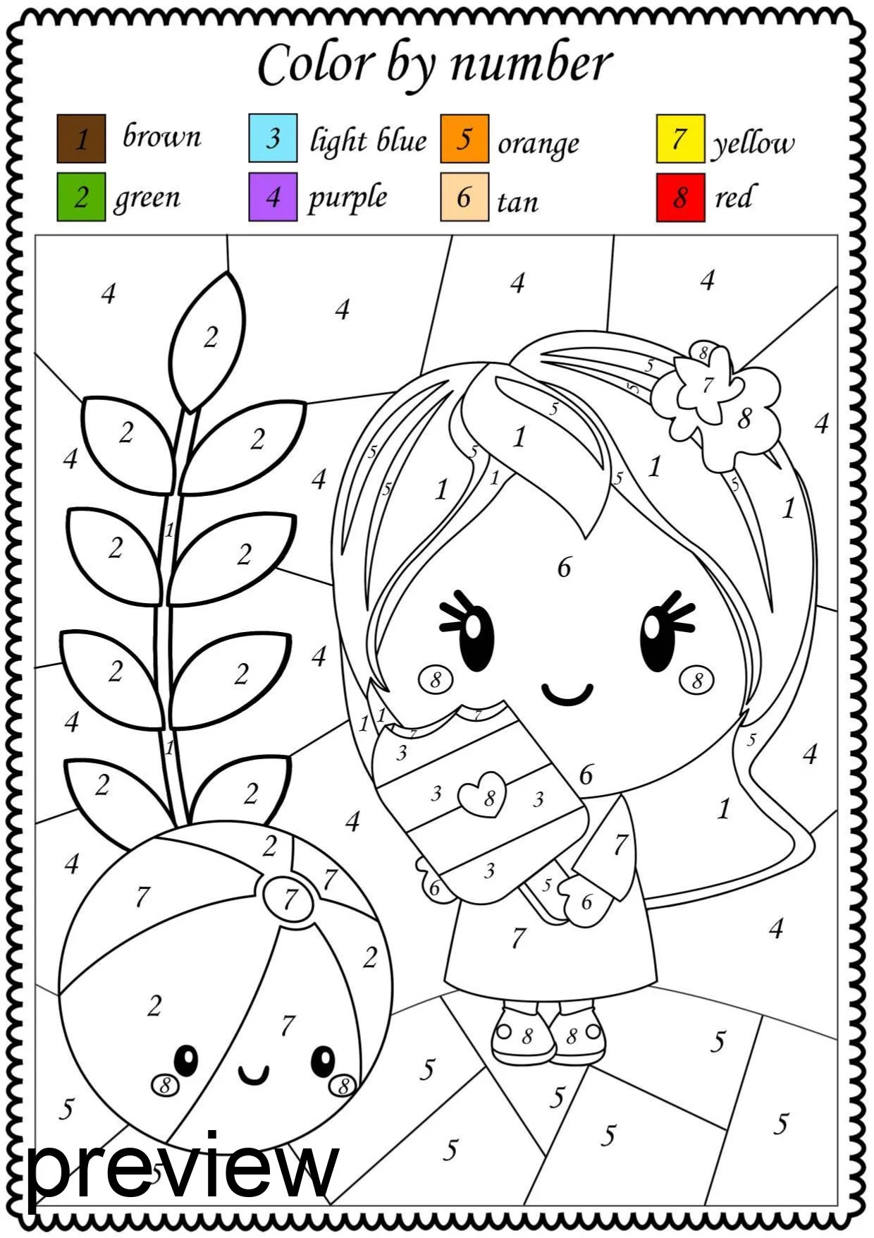 Color By Number Summer Printable Math Color By Code Worksheets For Kids Matching Numbers Activities For Kids Summer Coloring Sheets Etsy New Zealand
