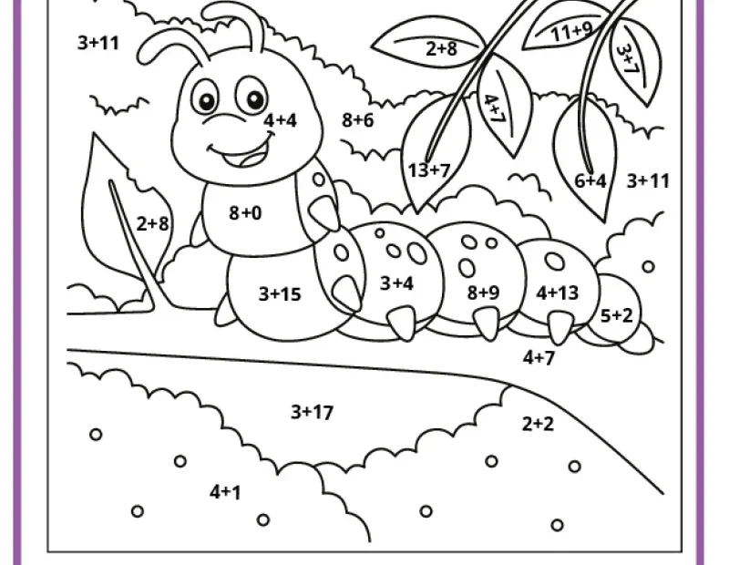 Math Coloring Pages Printable PDFs By K12mathworksheets